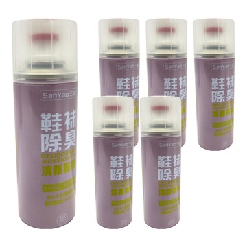 小麥購物 鞋襪除臭噴劑 G421 154g 260ml 6瓶 - 清新除臭