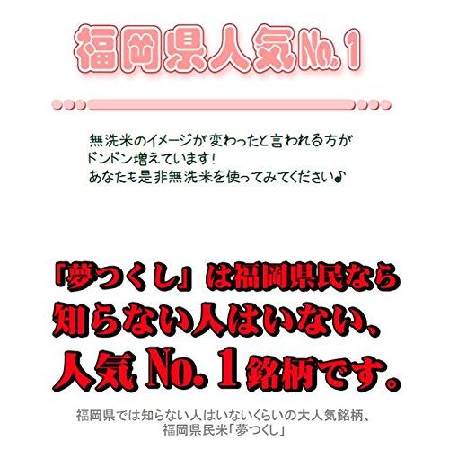 藤食糧 無洗米　福岡県産夢つくし　10kg(5kg×2袋)