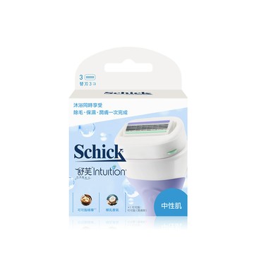 Schick 舒芙仕女除毛刀片(中性肌用)3入