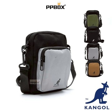 KANGOL 袋鼠 撞色 側背包【63557702】遊戲專用兌換賣場