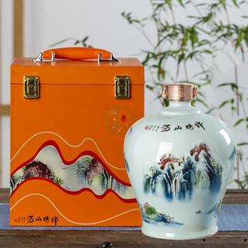 景德鎮陶瓷酒瓶1斤2斤3斤5斤空瓶禮盒套裝密封酒罐酒缸酒壇子酒壺