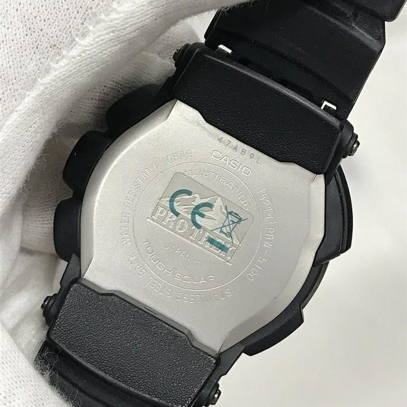 CASIO カシオ プロトレック 電波ソーラー PRW-5100 中古 2025年最新】Yahoo!オークション -プロトレック 5100の中古品