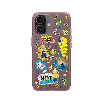 iPhone 17 Clear (相機按鈕) 晶醺玫 - Minions - Minions - Graffiti