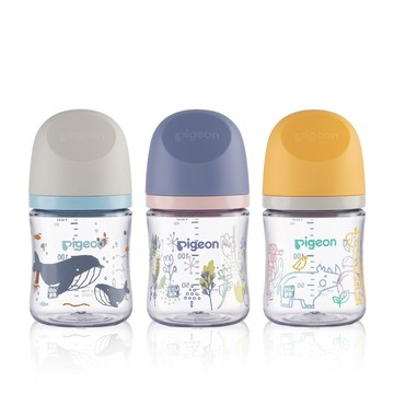 Pigeon 第三代母乳實感T-ester奶瓶160ml (海洋世界/春日物語/非洲動物)
