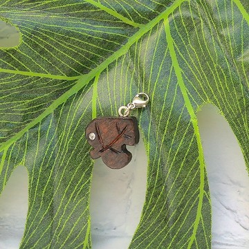 手工木製吊飾  葉子 吊飾  禮物訂製