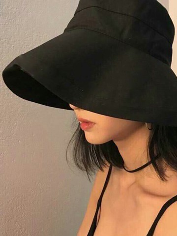 西本帽子女韓版潮太陽帽漁夫帽大檐遮陽春夏薄款防曬日系遮臉盆帽