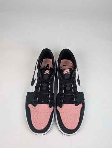 微瑕疵-右腳後跟泛黃 CZ0790-061/10.5 Air Jordan 1 Low OG " Bleached Coral " 珊瑚粉 男款