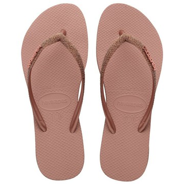 havaianas 哈瓦士 巴西人字拖 女款 Slim sparkle II 金蔥番紅花粉 拖鞋 夾腳拖＊夏日微風＊