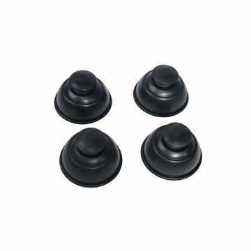 【上手家居】4入組 軟式矽膠拔罐器-大號 4入組 大號-黑色(真空拔罐器/刮痧/軟拔罐/滑罐/拔罐杯)