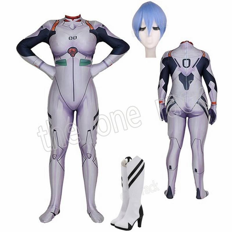 新世紀エヴァンゲリオン あすつく コスプレ衣装 綾波レイ あやなみ レイ 風 ウィッグ 靴 Eva アニメ 衣装 コスチューム ハロウィン 通販 Lineポイント最大get Lineショッピング