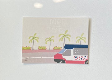 【Forget about Diet】雪糕車 明信片