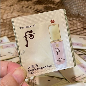 🐾花甲E姊🐾貨在台🐾 Whoo 后 天氣丹 華炫光澤飾底精華隔離霜1ml 小樣 試用包 隔離霜 妝前乳 飾底乳 韓國隔離
