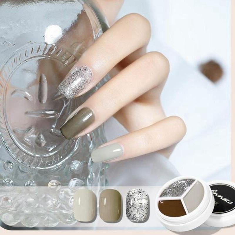 マニキュアホームサロン005で人気のスムーススリーインワンネイルポリッシュグルージェルクリーム 通販 Lineポイント最大0 5 Get Lineショッピング