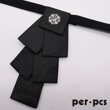 per-pcs 紳士品味蝴蠂結領結_斜紋黑(120-1)
