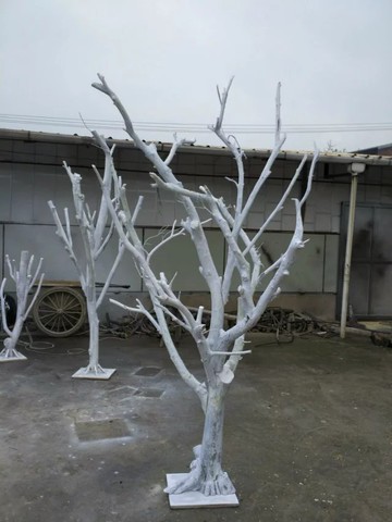 白色枯樹枝天然原色擺放花藝婚慶裝飾櫥窗道具布景插花造型天然樹