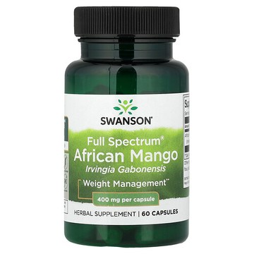 Swanson Vitamins, 多面® 非洲芒果，400 毫克，60 粒膠囊