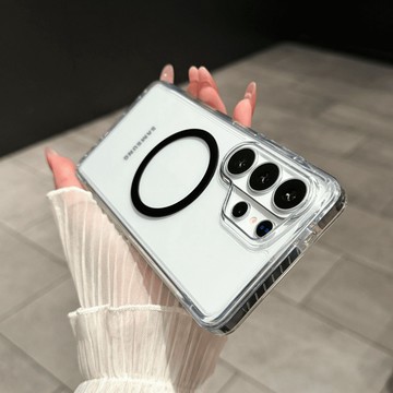 透色磁吸殼 防滑保護殼 適用 三星Galaxy S26U S26 S25FE S24 S23  A57 A36 手機殼