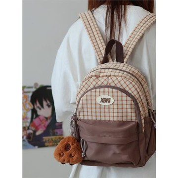 小書包日系ins復古百搭旅游雙肩包小型女 大學生輕便媽咪包小背包