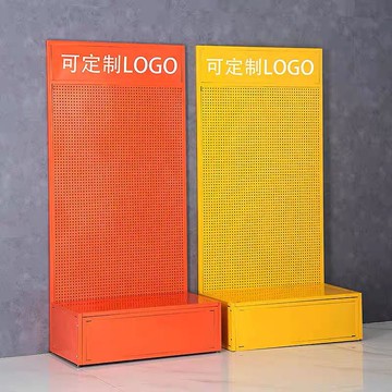 洞洞板底座免打孔可定制展示架置物架襪子工具貨彩色商場飾品架J-110公司貨