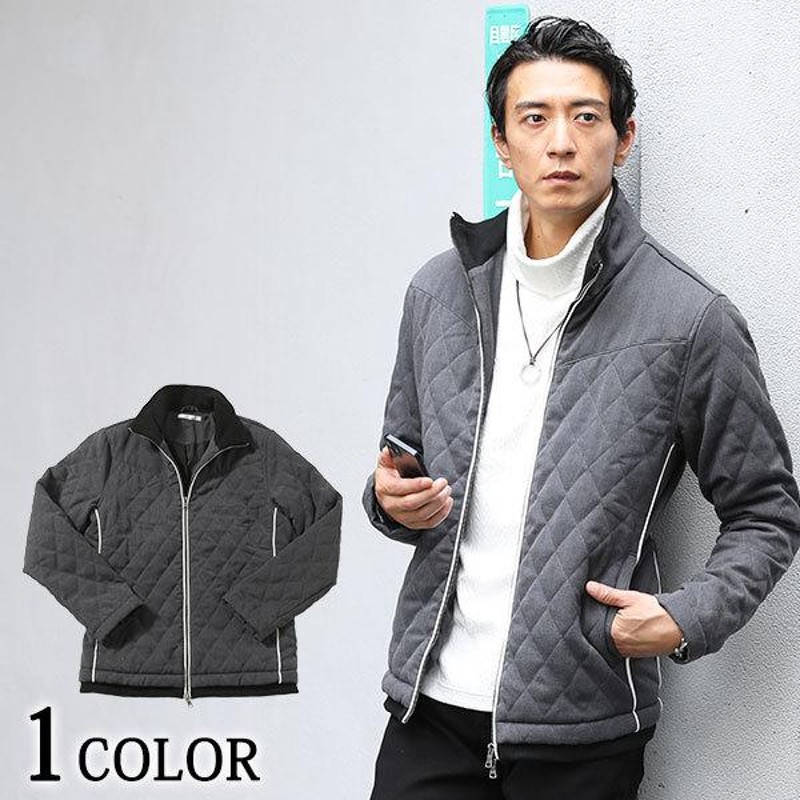 VAN JAC チェック　中綿ジップアップジャケットフードMメンズキルティング imgrc0084227437.jpg