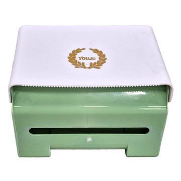 mohe 木暉居家 三合一無痕浴室防水紙巾置物盒 0.30kg  豐收桂冠 綠色 + 白色  1組