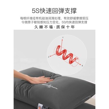 五星級酒店枕頭枕芯一對裝護頸椎家用全棉成人單只裝不塌陷整頭男