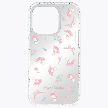 美樂蒂 鏡面小花 磁吸版 透彩框 iPhone 16 15 14 13 Pro Max