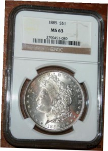 アンティークコイン NGC PCGS USA Morgan Silver Dollar Graded BU Gem Classic Coin MS