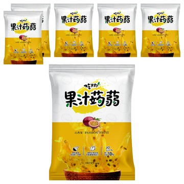 吃果籽 果汁蒟蒻 百香果  240g  6袋