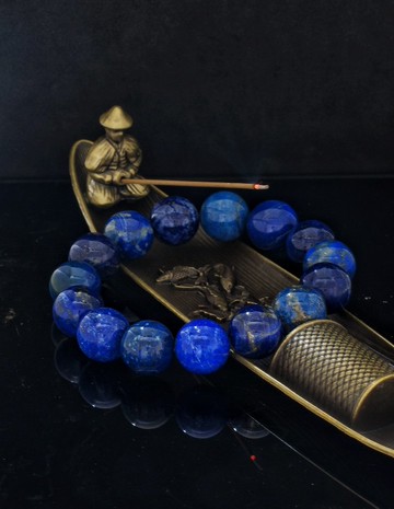 老礦青金石 15mm 手鍊 ( HKA9192 )