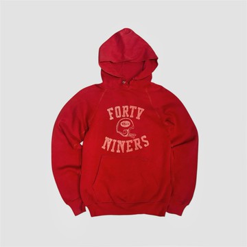 Vintage 70s 美國古著 NFL 49er 連帽上衣Sweatshirt