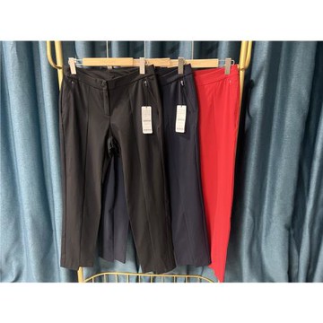 29Q005  高爾夫大碼女士褲子春夏季薄款新品彈力韓單正品顯瘦氣質