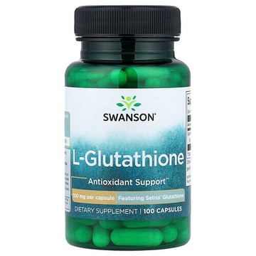 Swanson Vitamins, L-谷胱甘肽，100 毫克，100 粒膠囊