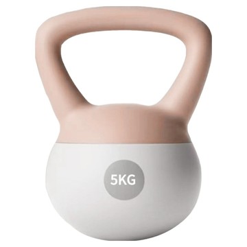 MICHAEL FITNESS 麥克健身 4~10kg 軟壺鈴 不傷地板  5kg  1個  象牙白