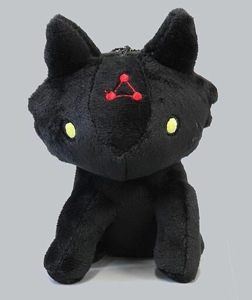 玉犬(黑色)寬臉毛絨玩偶吉祥物掛件咒術迴戰