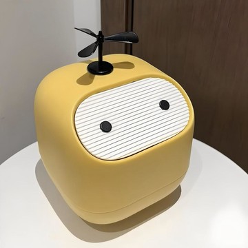 🌟臺灣出貨🌟忍者桌面便攜垃圾桶100臥室快遞辦公室迷你收納家用按壓帶蓋車載 垃圾桶 質感垃圾桶 垃圾桶 有蓋