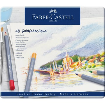 Faber-Castell golderfaber 創意工坊水彩色鉛筆  48色 114648【領券滿額再折千6/30止】