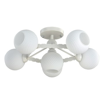 特力屋 維雅5+1燈半吸頂燈