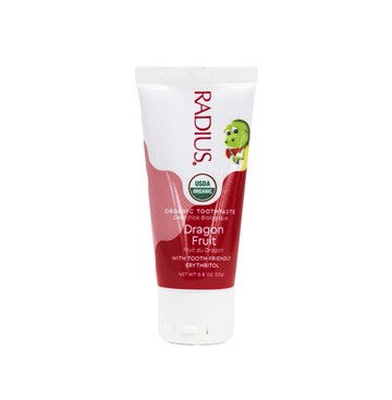 Radius Kid's Organic Toothpaste Tirial Size Dragon Fruit 0.8 oz