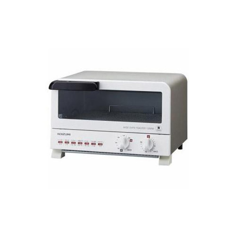 コイズミ KOS1204 オーブントースター ホワイト（Ｗ） - キッチン家電
