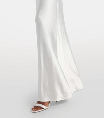 Self-Portrait Bridal embellished lace satin gown