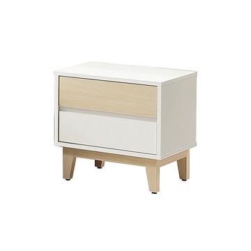 【唯熙傢俱】羅伊原木雙色床頭櫃