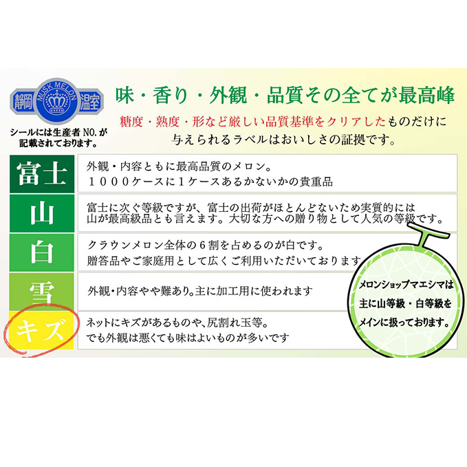 メロン 訳あり 静岡 クラウンメロン 2玉 マスクメロン 果物 フルーツ 傷 わけあり 訳アリ 高級 デザート おやつ