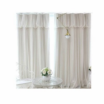 カーテン 遮光カーテン レースカーテン 両開き 遮光カーテン 姫系 可愛い おしゃれカーテン レース インテリア 二重カーテンレース 女子部屋 客間 遮熱 断熱 1枚 通販 Lineポイント最大get Lineショッピング