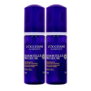 LOCCITANE歐舒丹 蠟菊潔面慕絲150ml*2入組-航空版