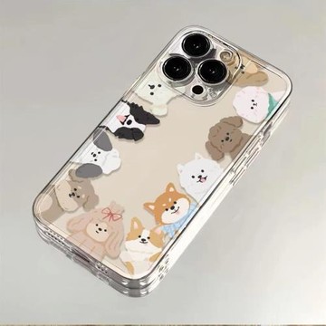 萌寵狗狗適用三星s23ultra手機殼s25+/s24fe硅膠s22+s21+卡通男女s20fe趣味a25a35可愛時尚a55a16防摔a06a16