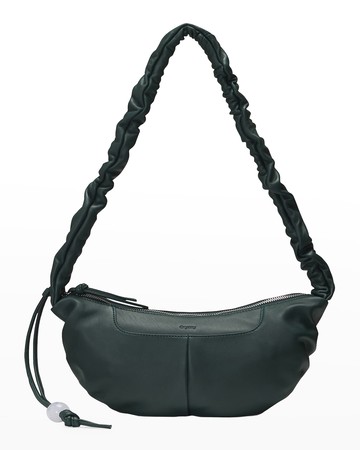 Kech Ruched Zip Crossbody Bag