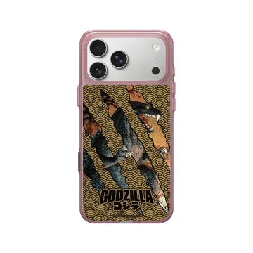 iPhone 17 Pro Max Clear (相機按鈕) 晶醺玫 - 哥吉拉 Godzilla - 怪獸爪痕