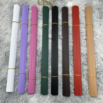 【商品熱銷】 2號膠包花杆 手工diy製作花杆 玫瑰花編筐材料 藤麻繩絲網花假花花杆
