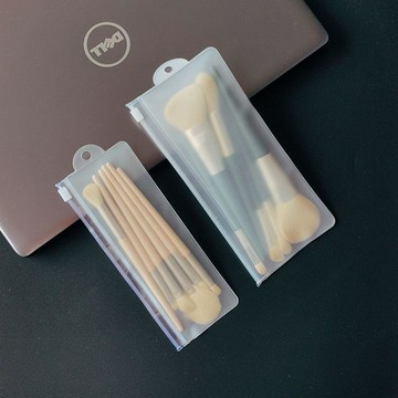 👜 化妝收納包 👜EVA透明防水防尘眼影刷收纳袋小巧便携高级ins化妆刷笔袋化妆刷包